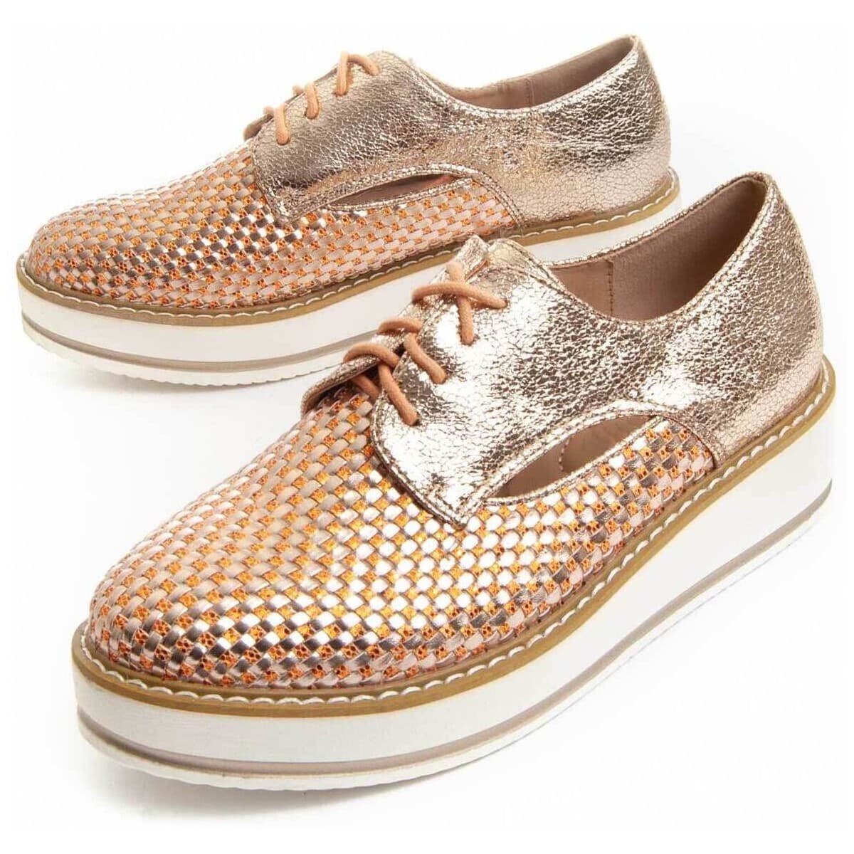 Women's Derby Shoes Montevita Pink