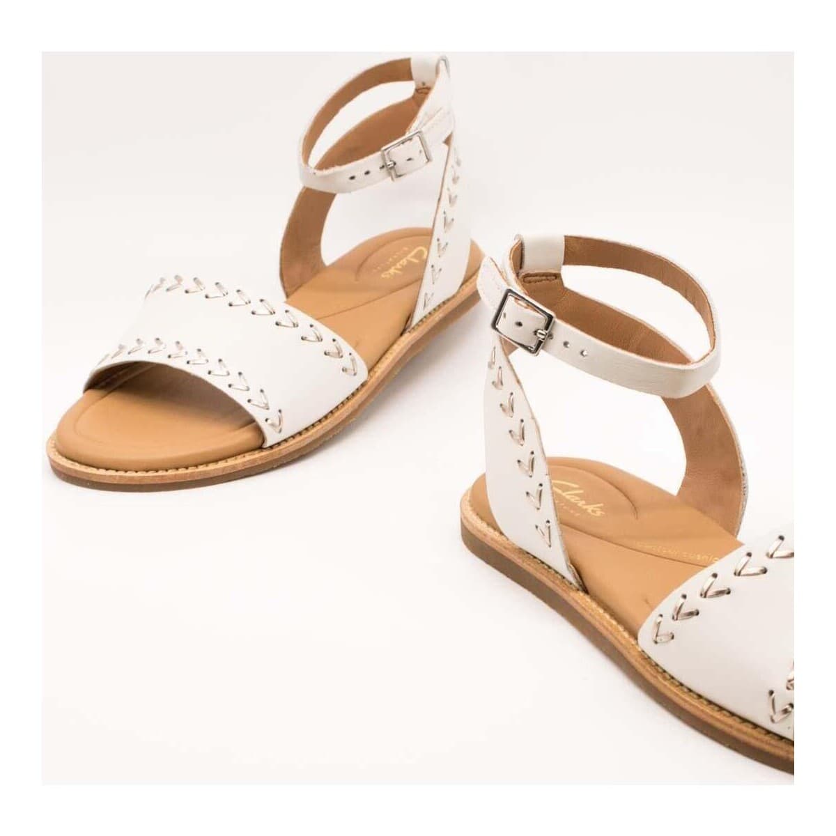 Women's Sandals Clarks White