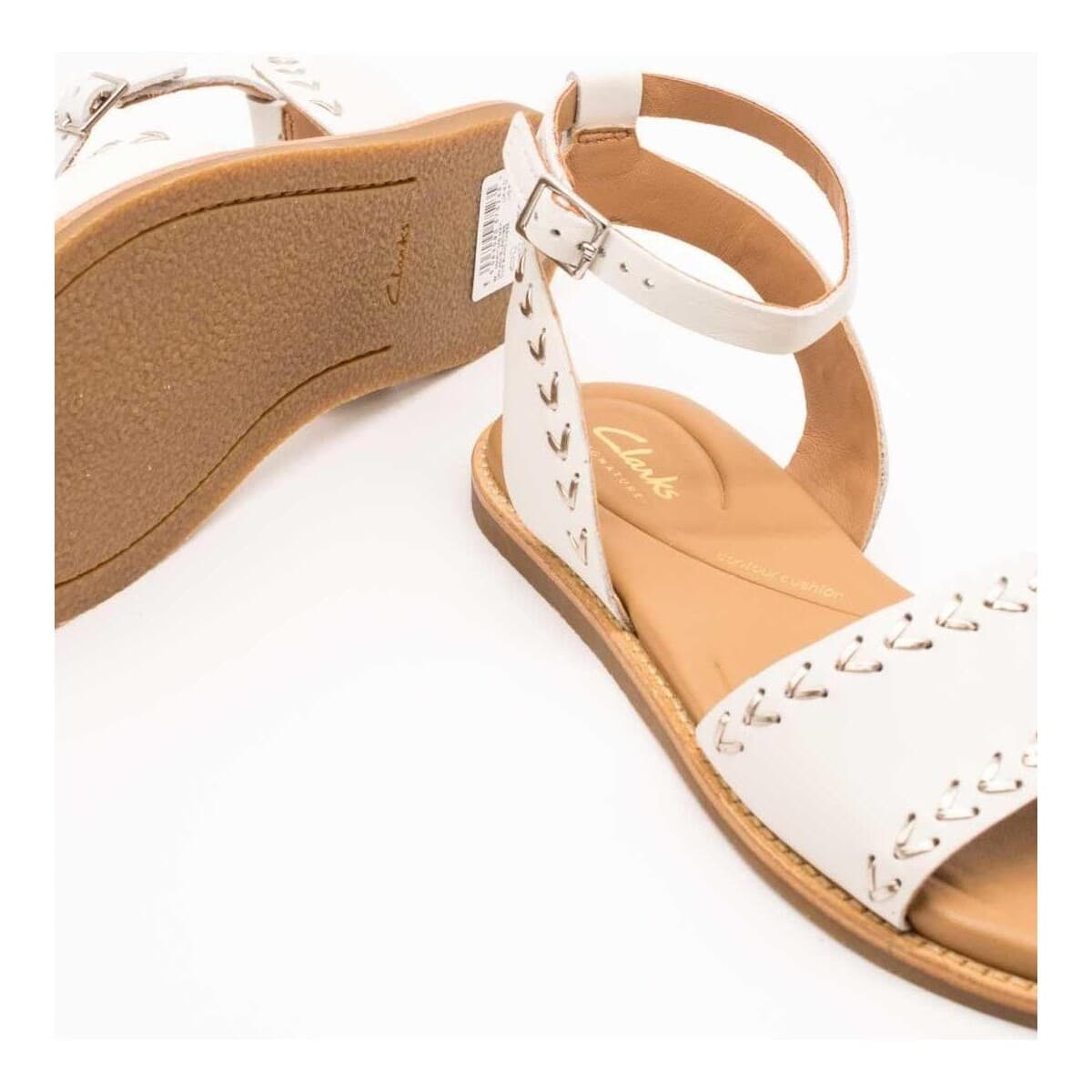 Women's Sandals Clarks White