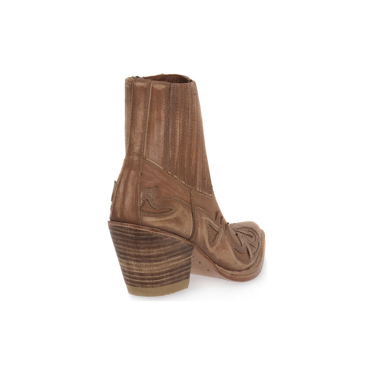 Women's Ankle Boots Police 883 Brown