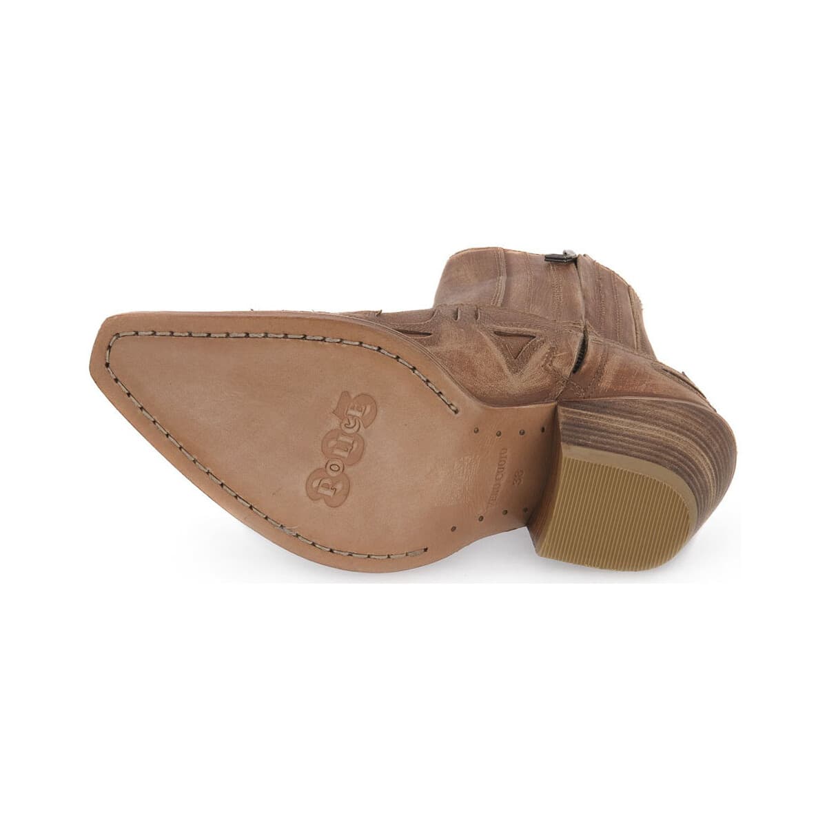 Women's Ankle Boots Police 883 Brown