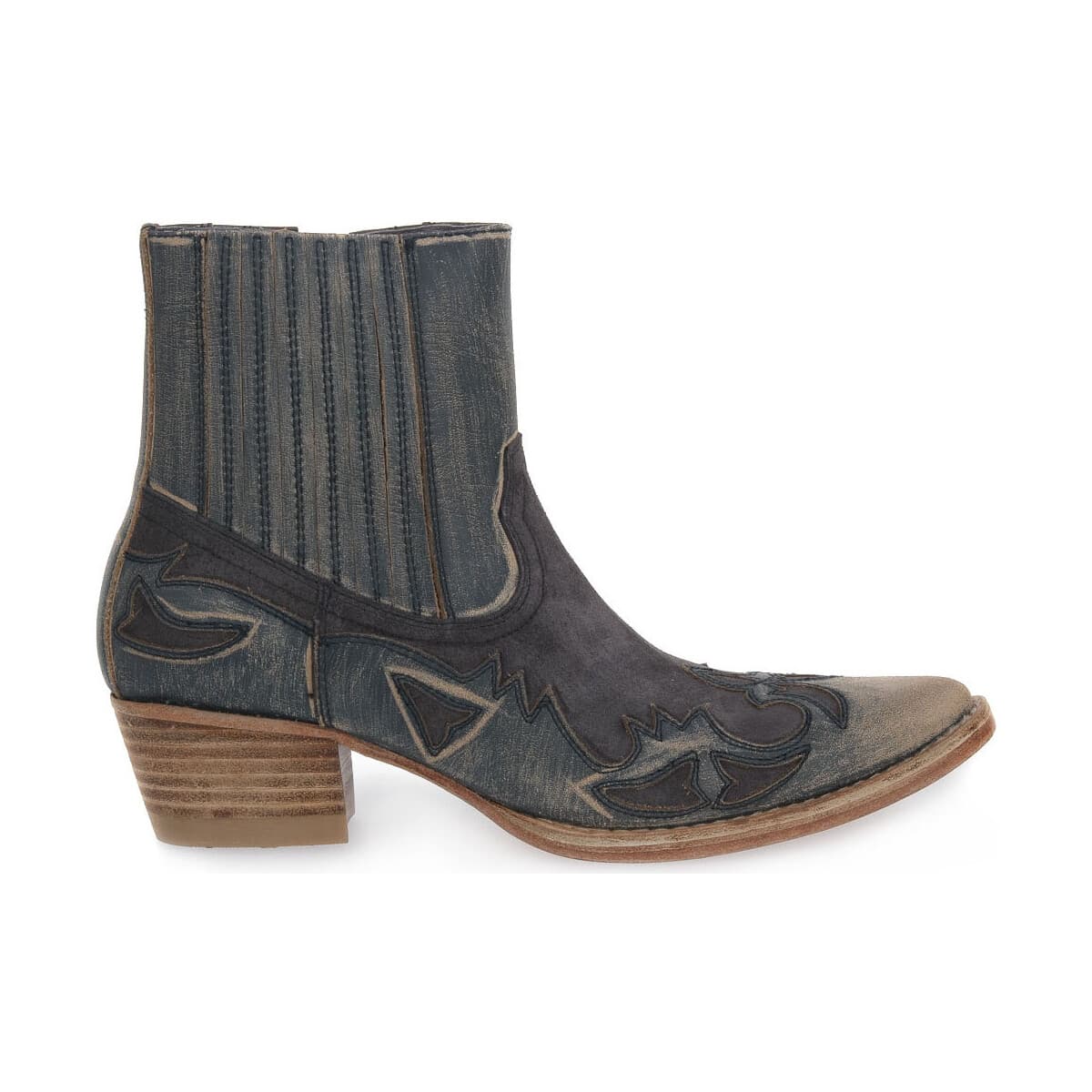 Women's Ankle Boots Police 883 Blue