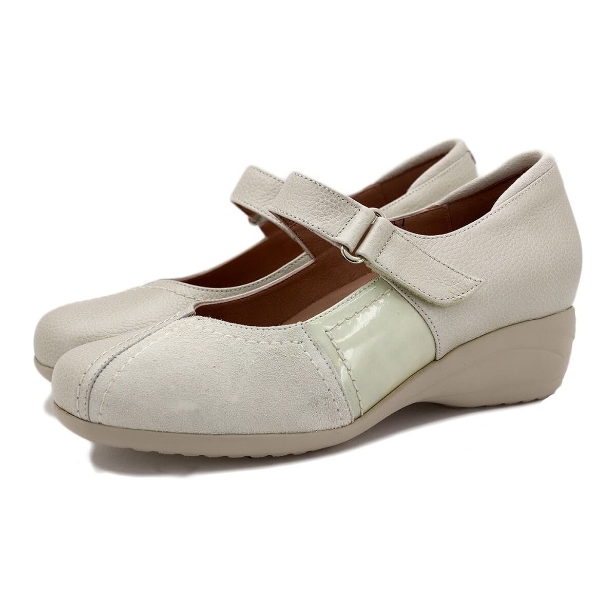 Women's Ballet Flats Gasymar White