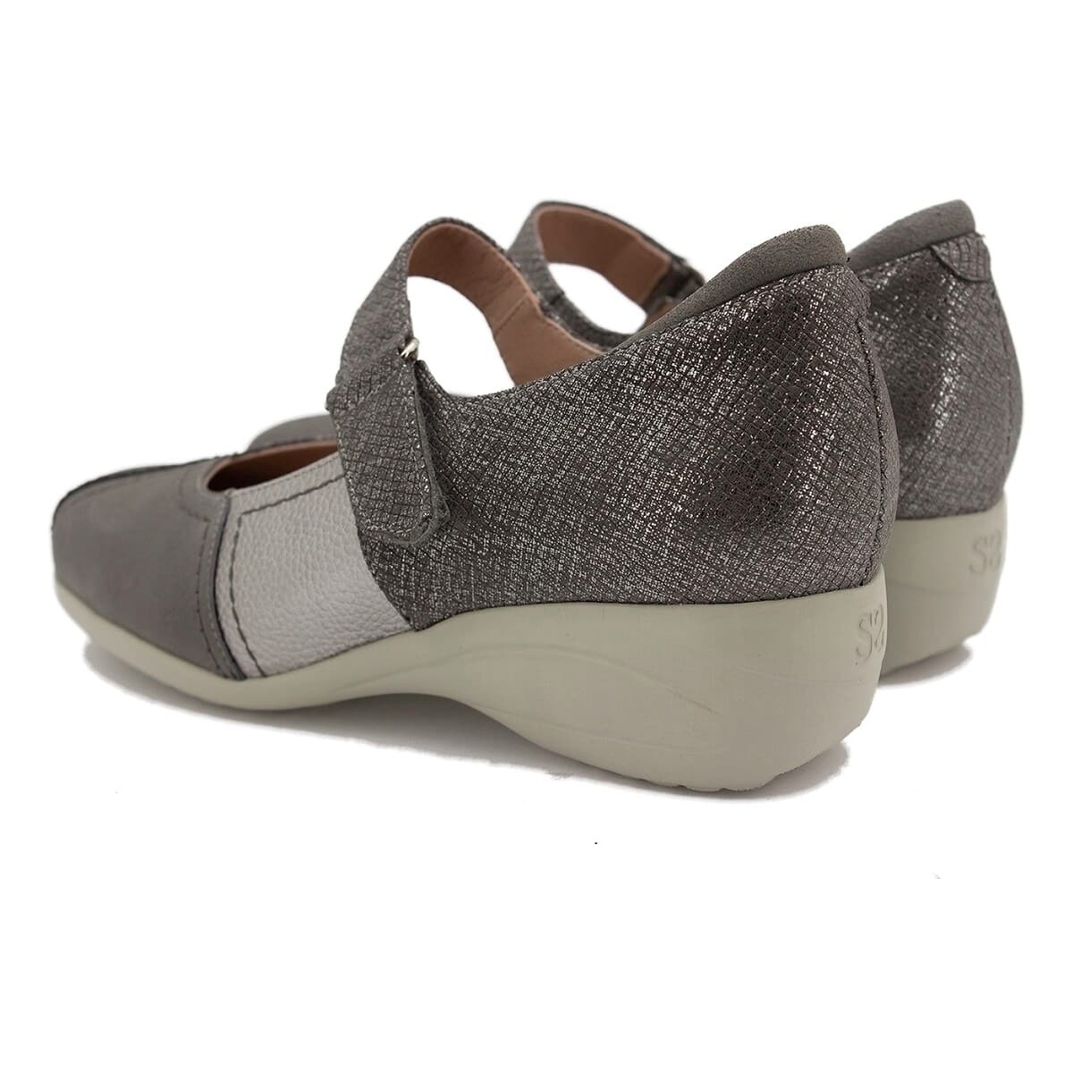 Women's Ballet Flats Gasymar Silver