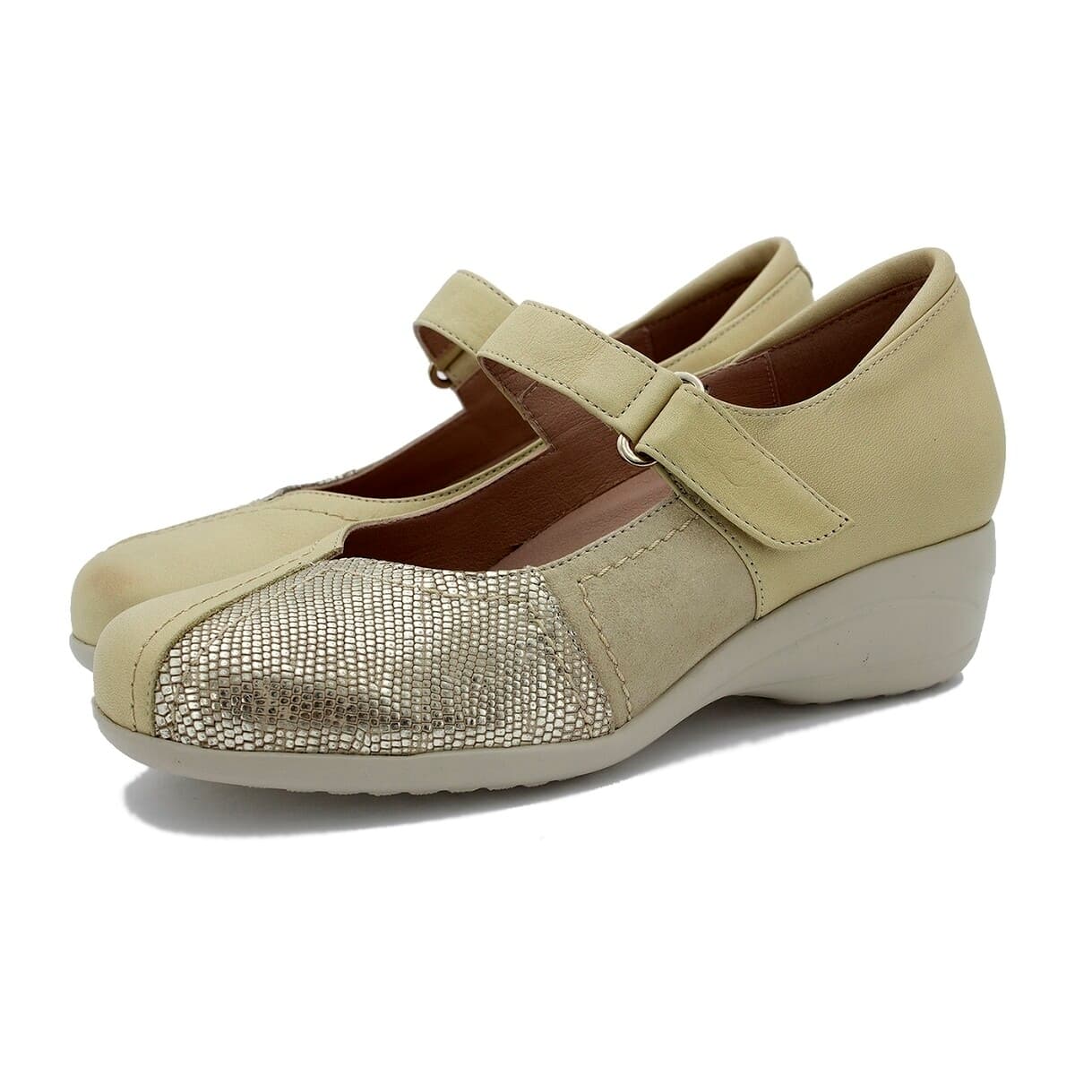 Women's Ballet Flats Gasymar Beige