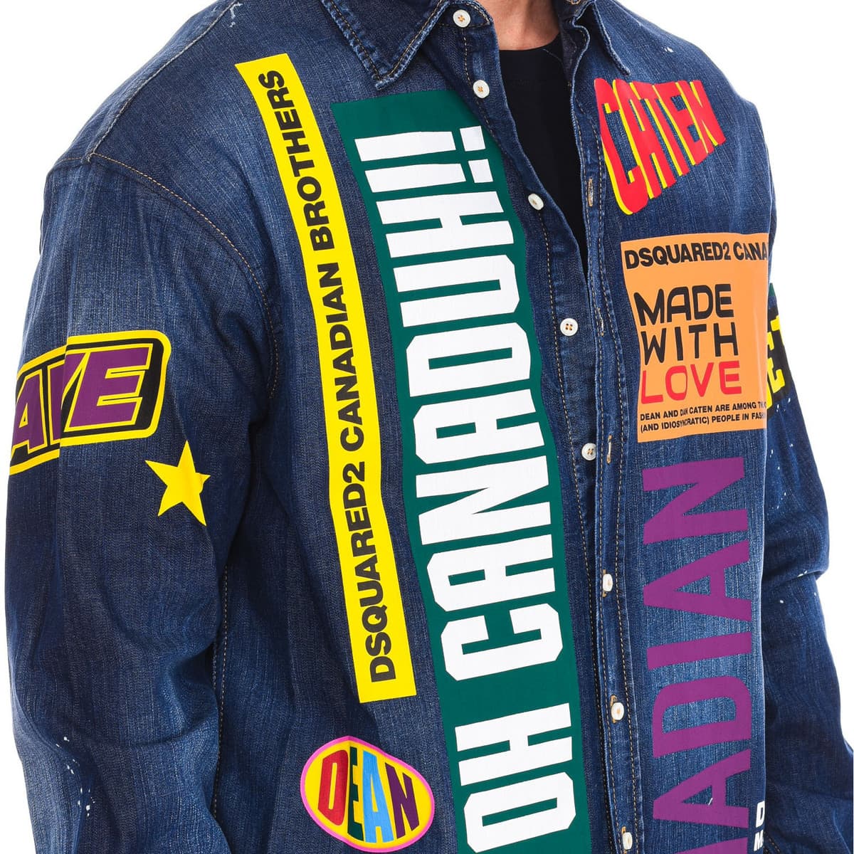 Men's Shirts Dsquared Blue