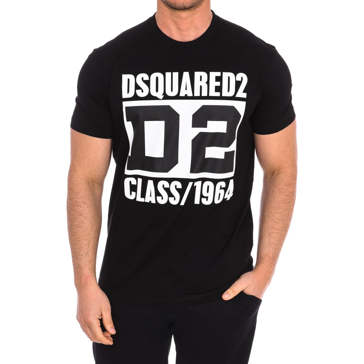 T-shirt με κοντά μανίκια Dsquared S74GD11-69S23009-900
