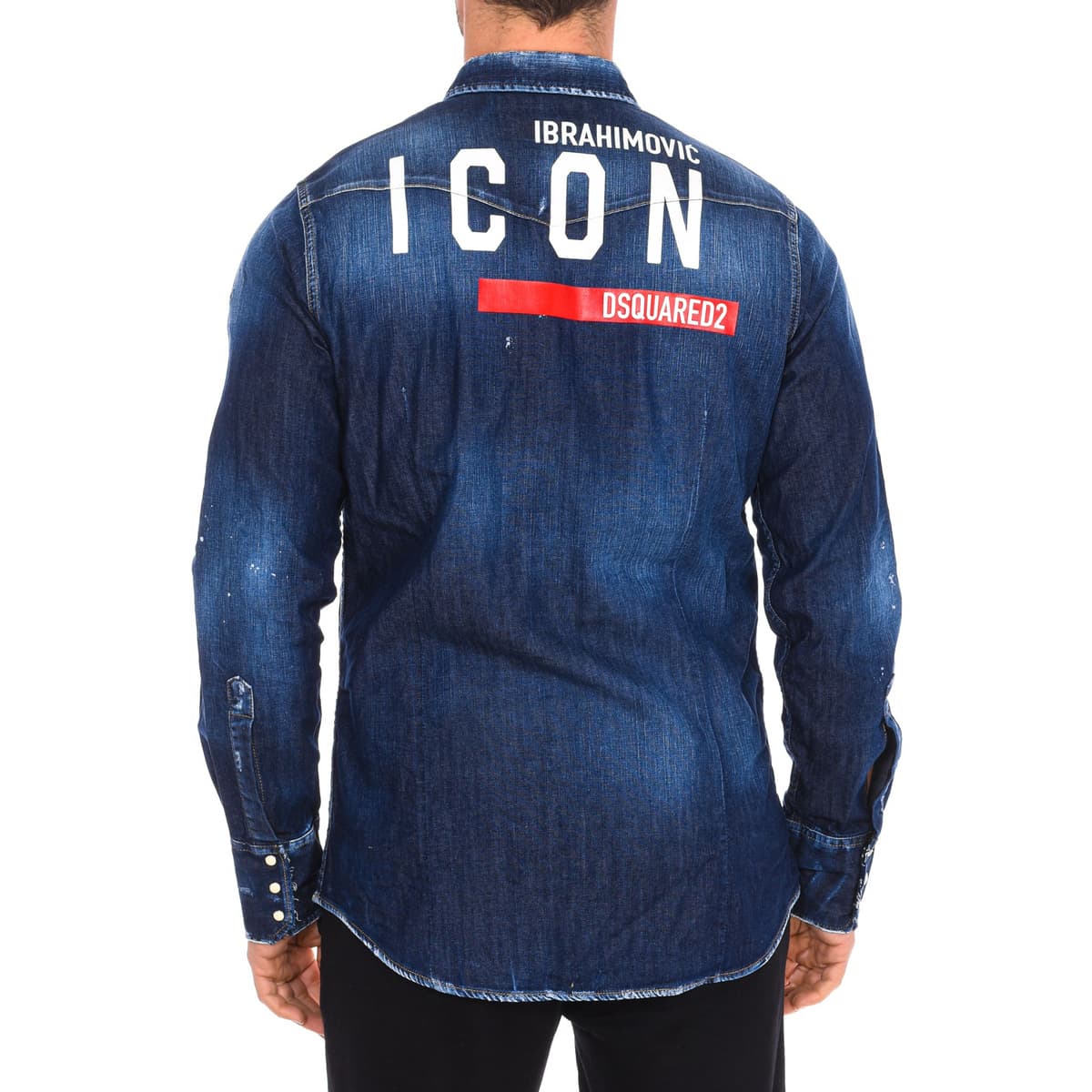 Men's Shirts Dsquared Blue