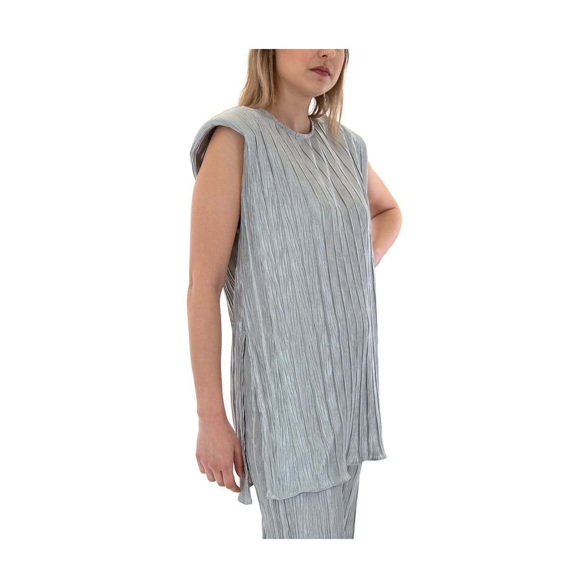 Women's Sleeveless Tops My T Wearables Gray