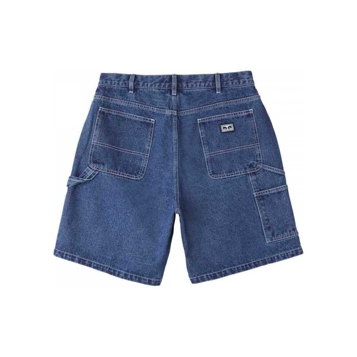 Men's Shorts Obey Blue