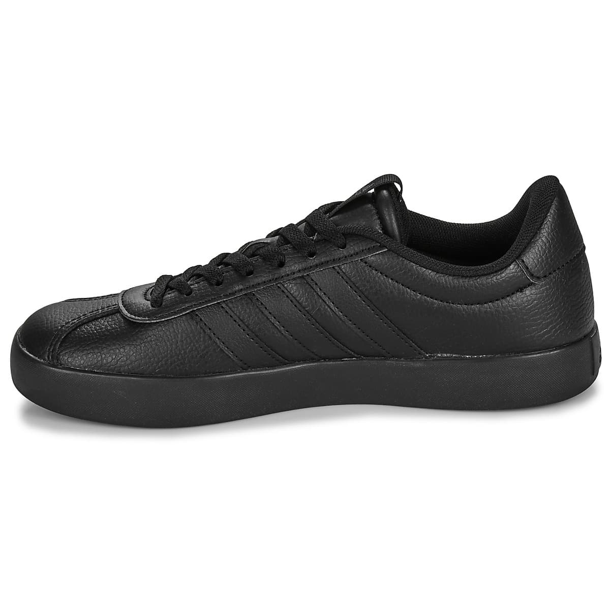 adidas VL Court 3.0 Ανδρικά Δερμάτινα Sneakers Μαύρα