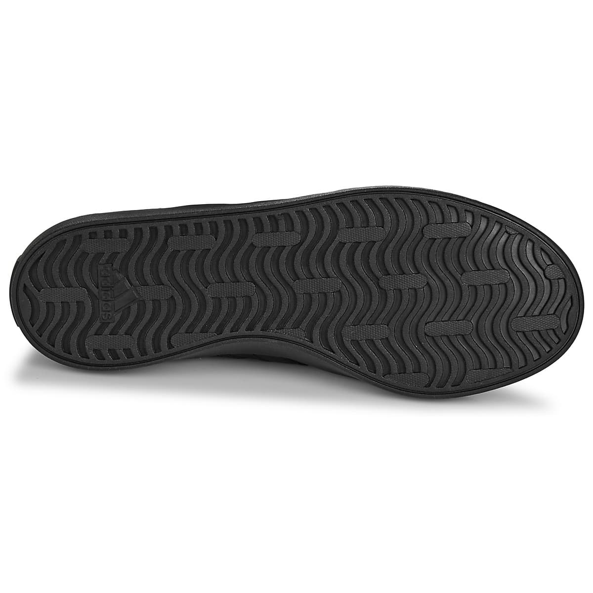 adidas VL Court 3.0 Ανδρικά Δερμάτινα Sneakers Μαύρα