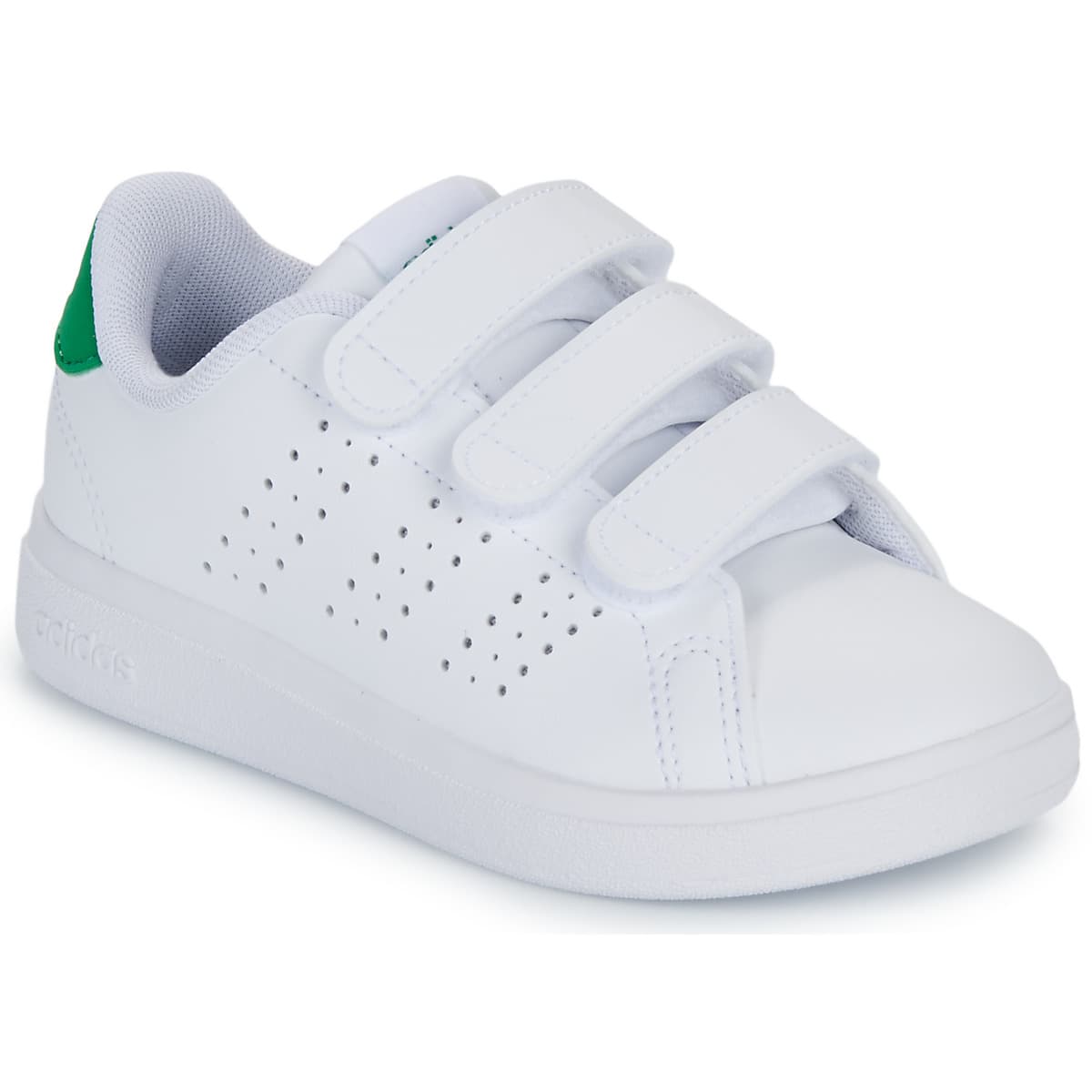 ADIDAS ADVANTAGE BASE 2.0 FTWWHT/FTWWHT/GREEN IE9019-WHITE White