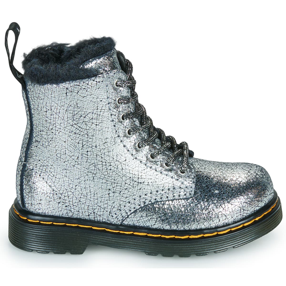 Girls' Boots Dr. Martens Silver
