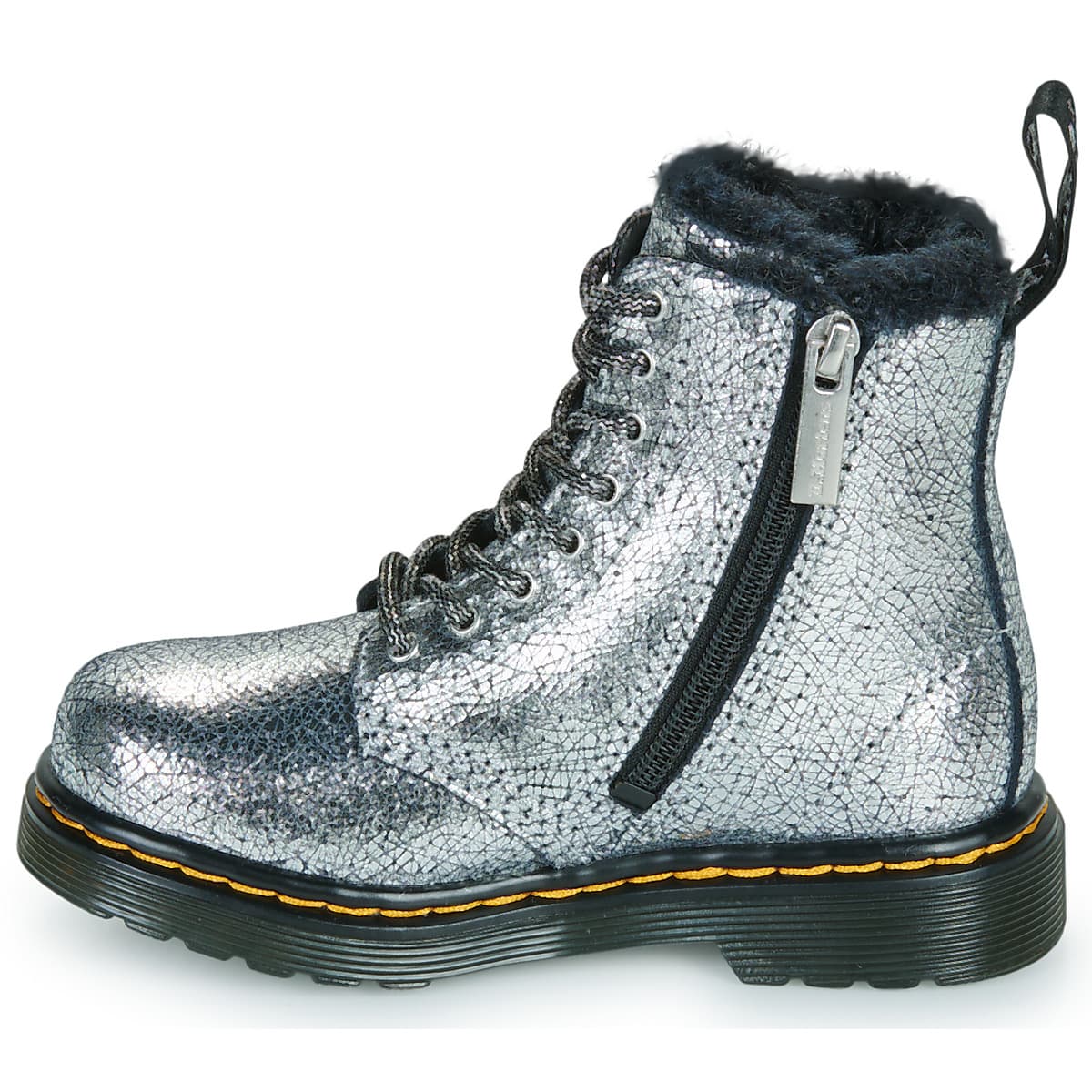 Girls' Boots Dr. Martens Silver