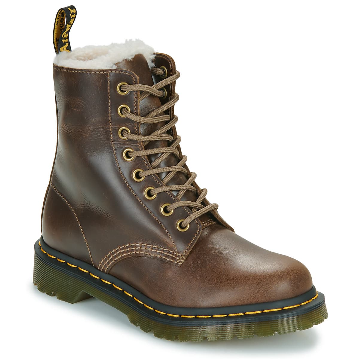 Women's Boots Dr. Martens Brown