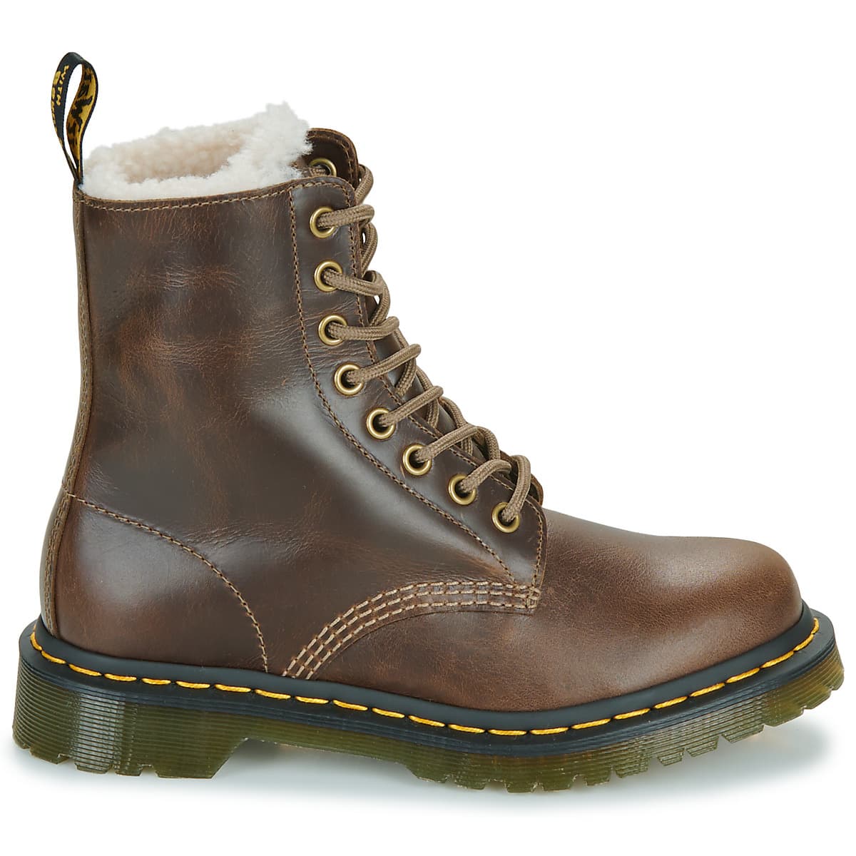 Women's Boots Dr. Martens Brown