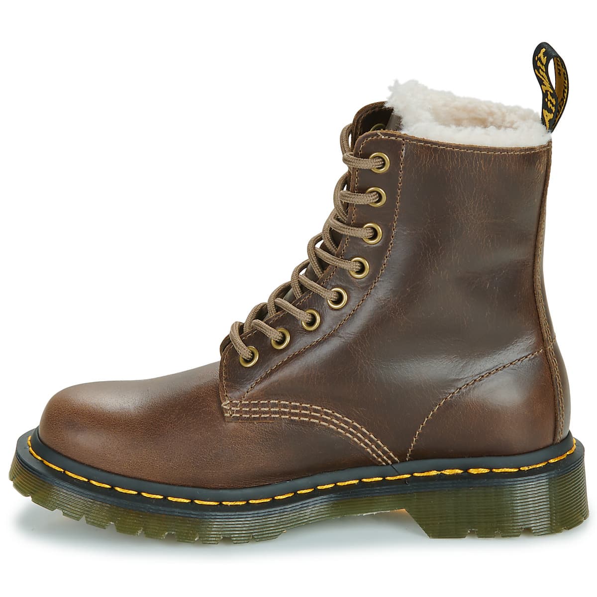 Women's Boots Dr. Martens Brown