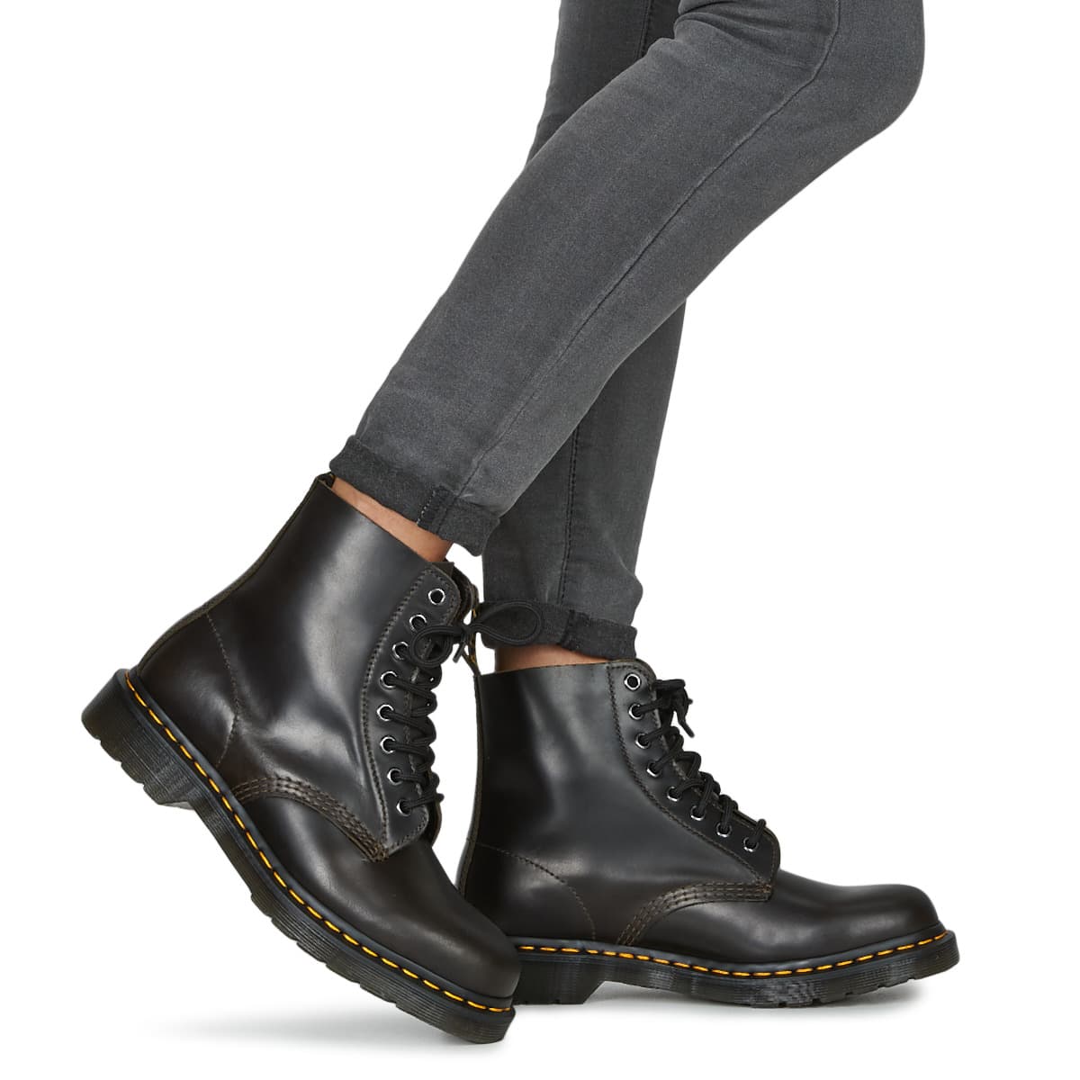 Women's Boots Dr. Martens Brown