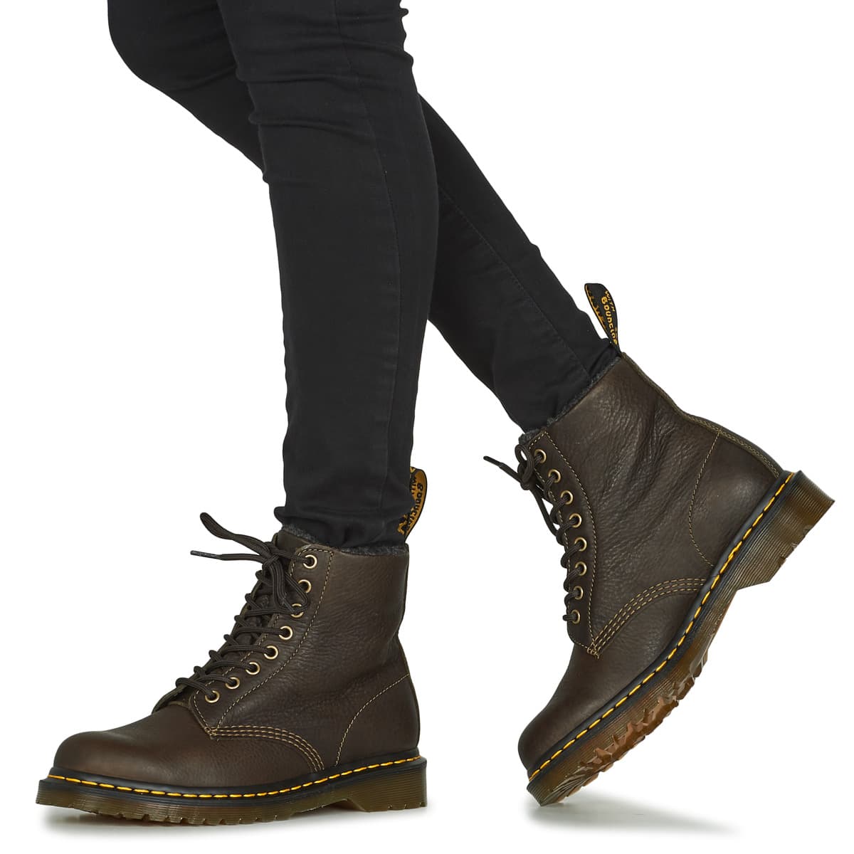 Women's Boots Dr. Martens Brown