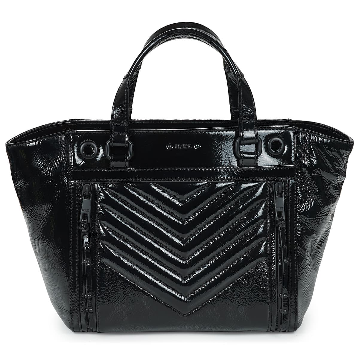 Τσάντες Χειρός Ikks 1440 MEDIUM ZIP VARNISH