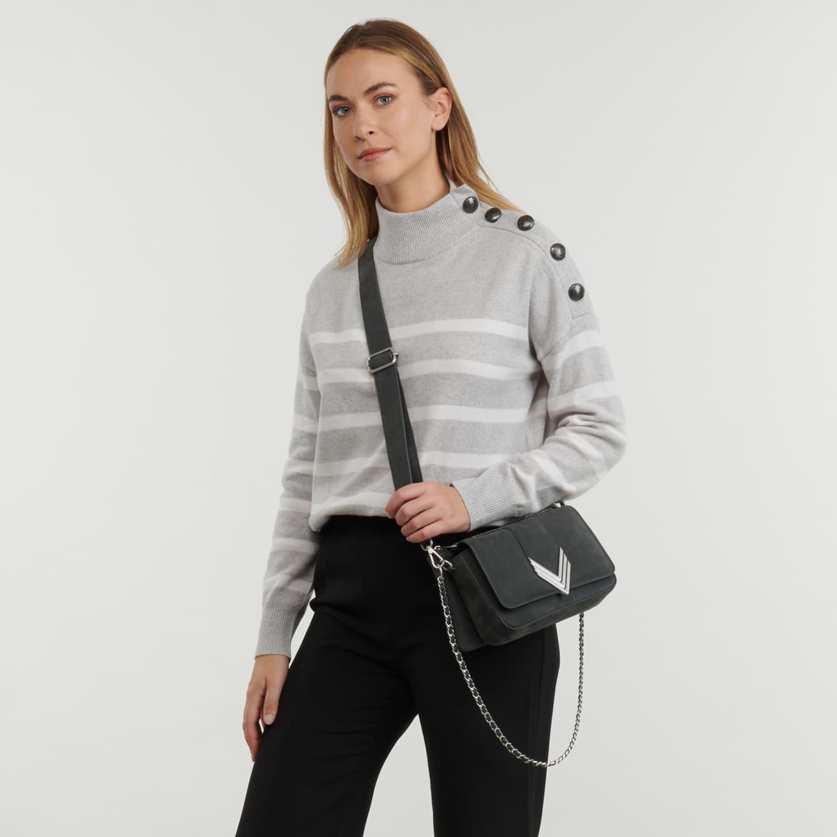 Women's Shoulder Bags Ikks Gray