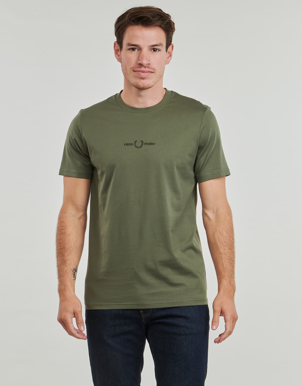 Men's T-Shirts Fred Perry Khaki