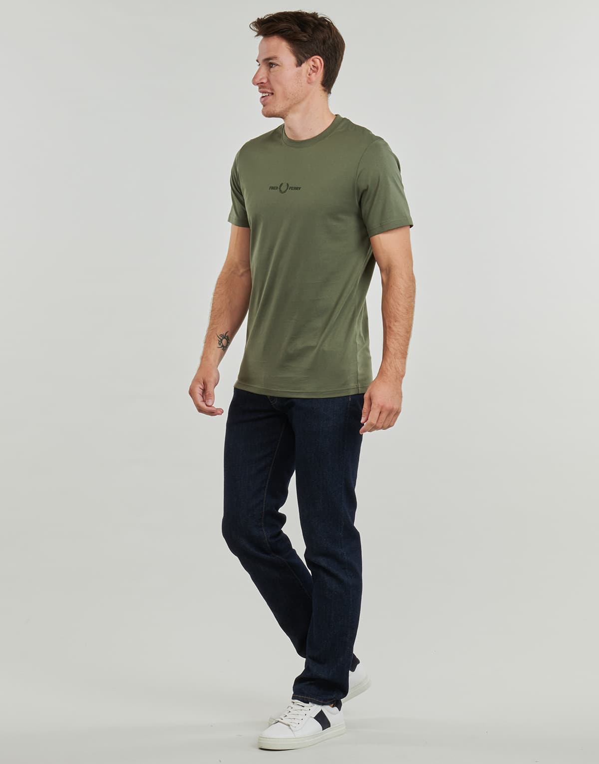 Men's T-Shirts Fred Perry Khaki
