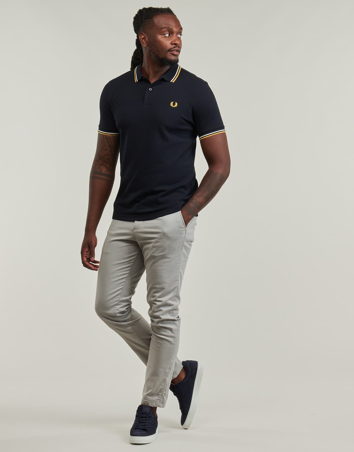 Men's Polo Shirts Fred Perry Blue