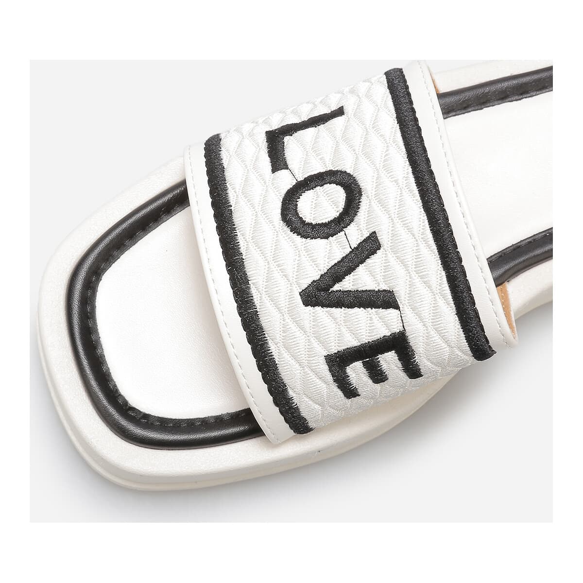 Women's Flip Flops La Modeuse White