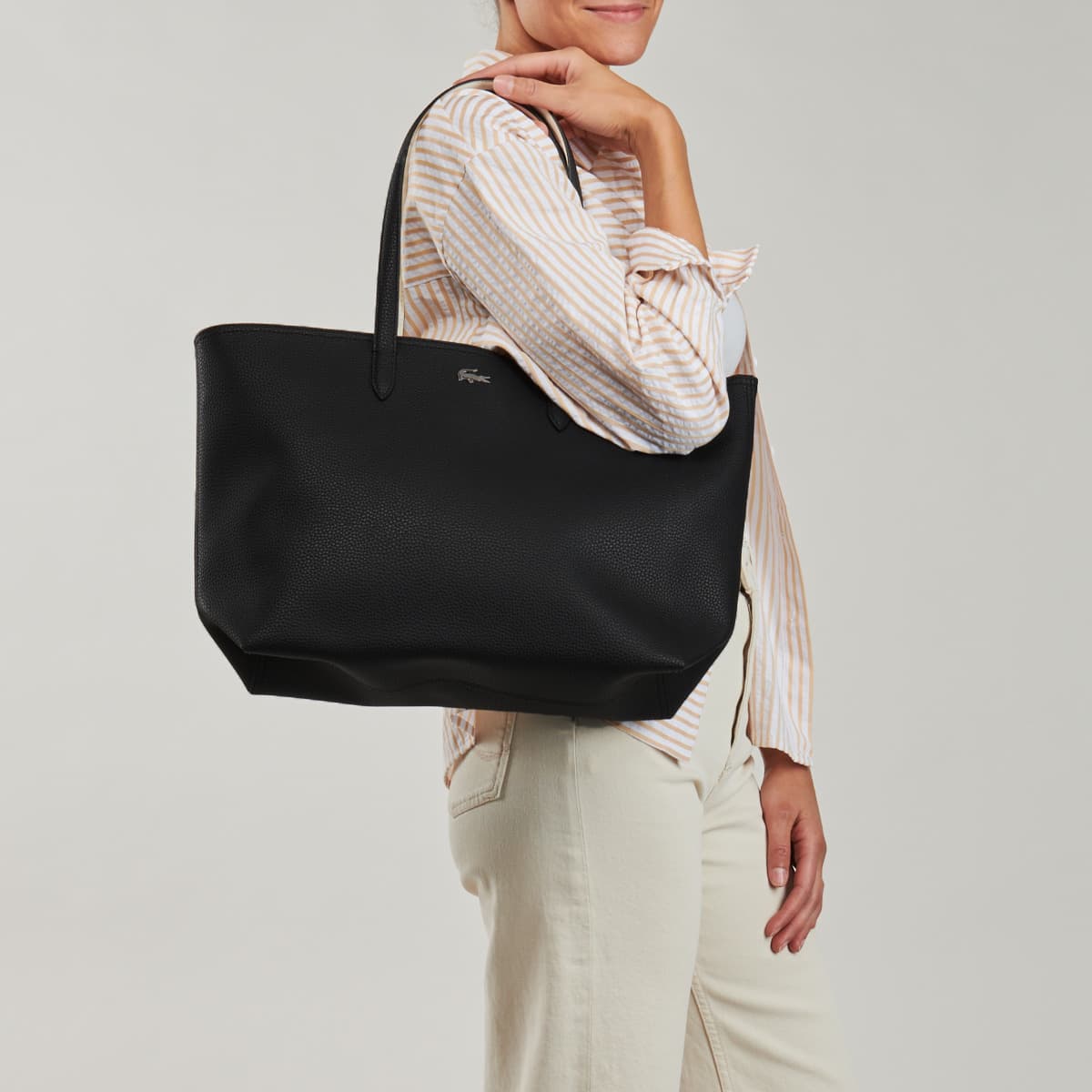 Women's Tote Bags Lacoste Black