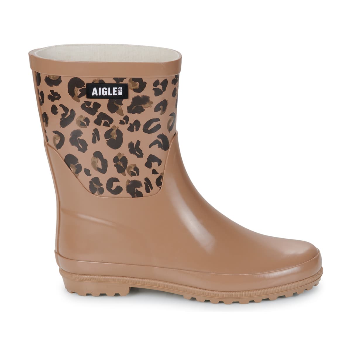 Women's Wellington Boots Aigle Brown