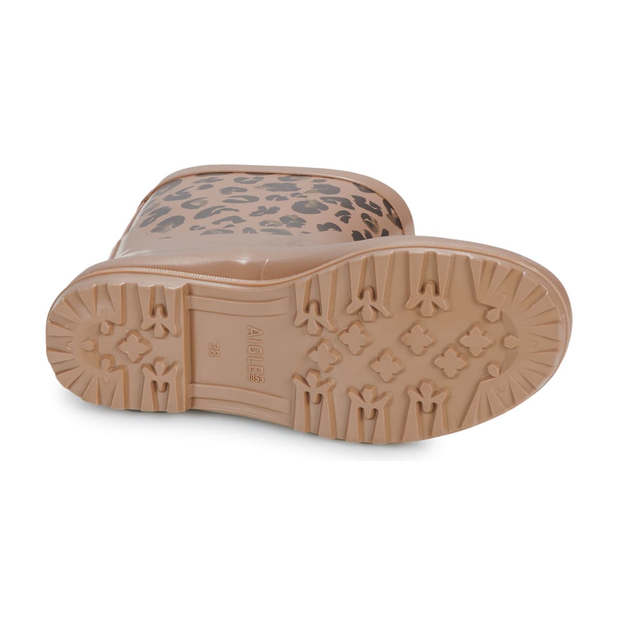 Women's Wellington Boots Aigle Brown