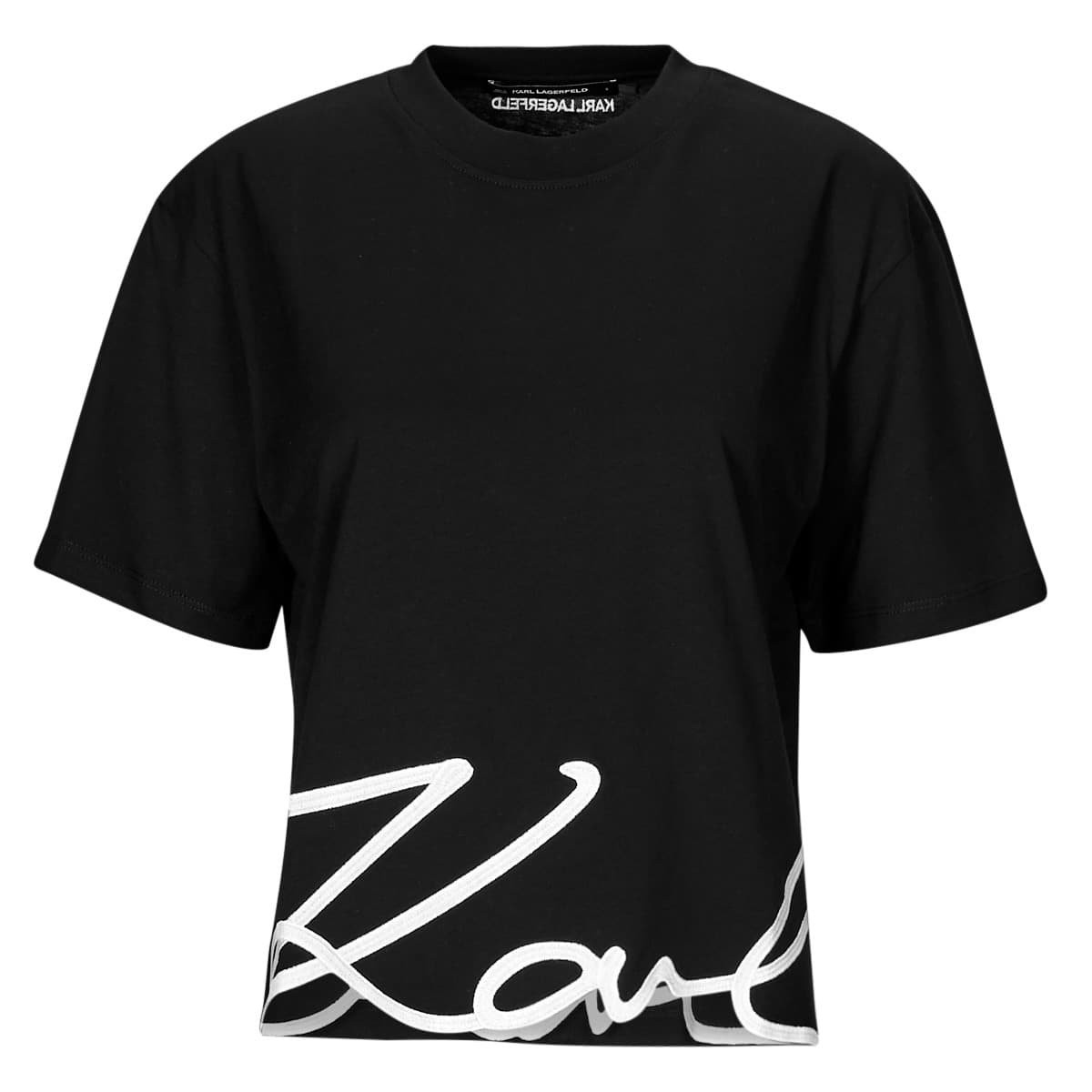 T-shirt με κοντά μανίκια Karl Lagerfeld KARL SIGNATURE HEM T-SHIRT