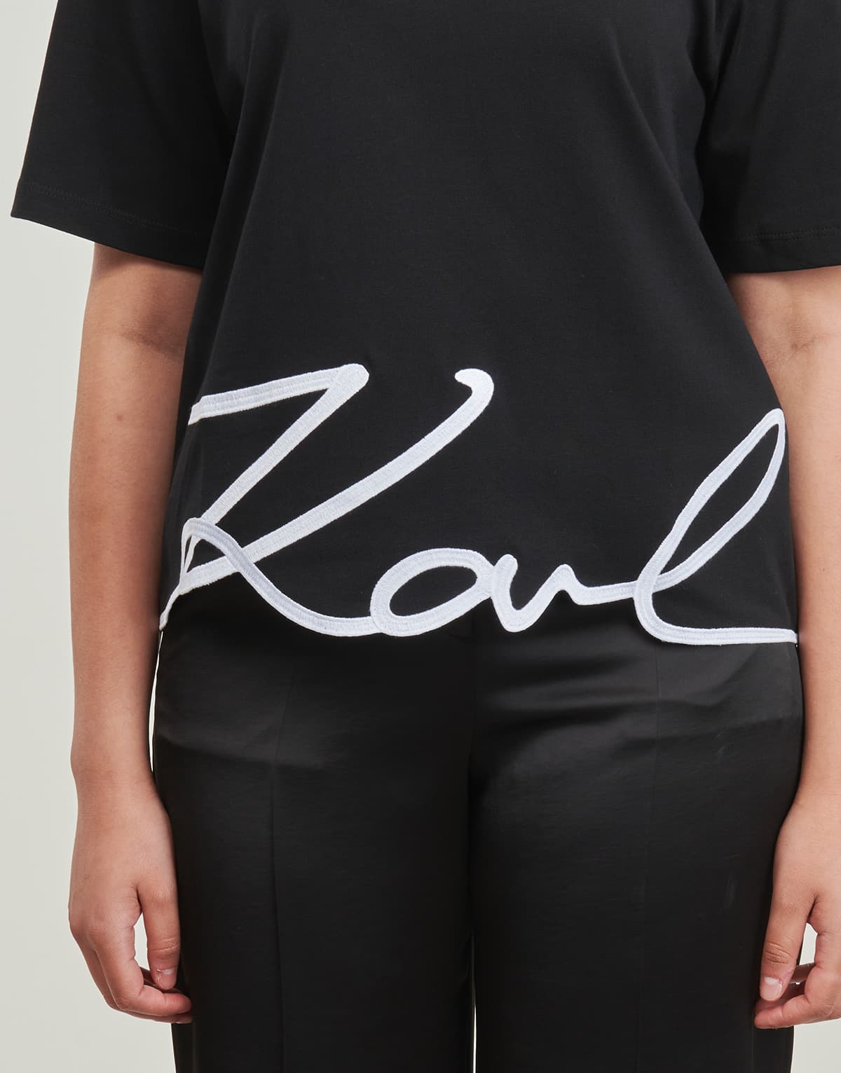 Women's T-Shirts Karl Lagerfeld Black