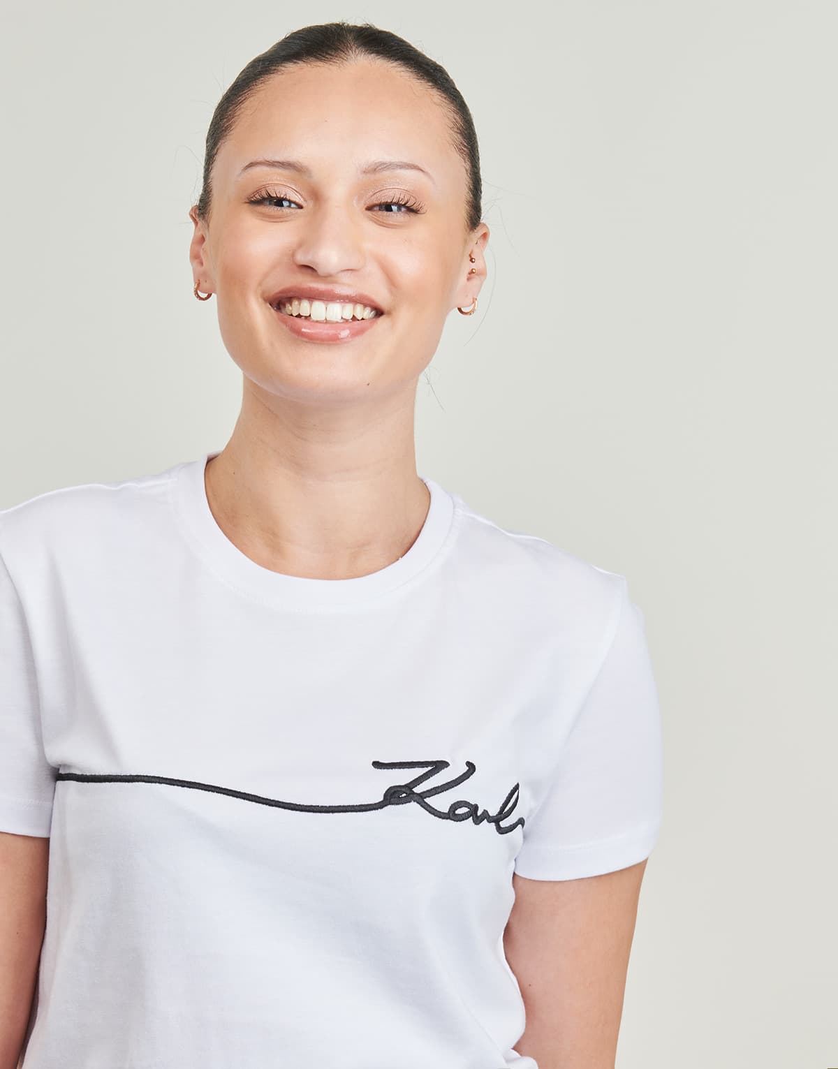 Women's T-Shirts Karl Lagerfeld White