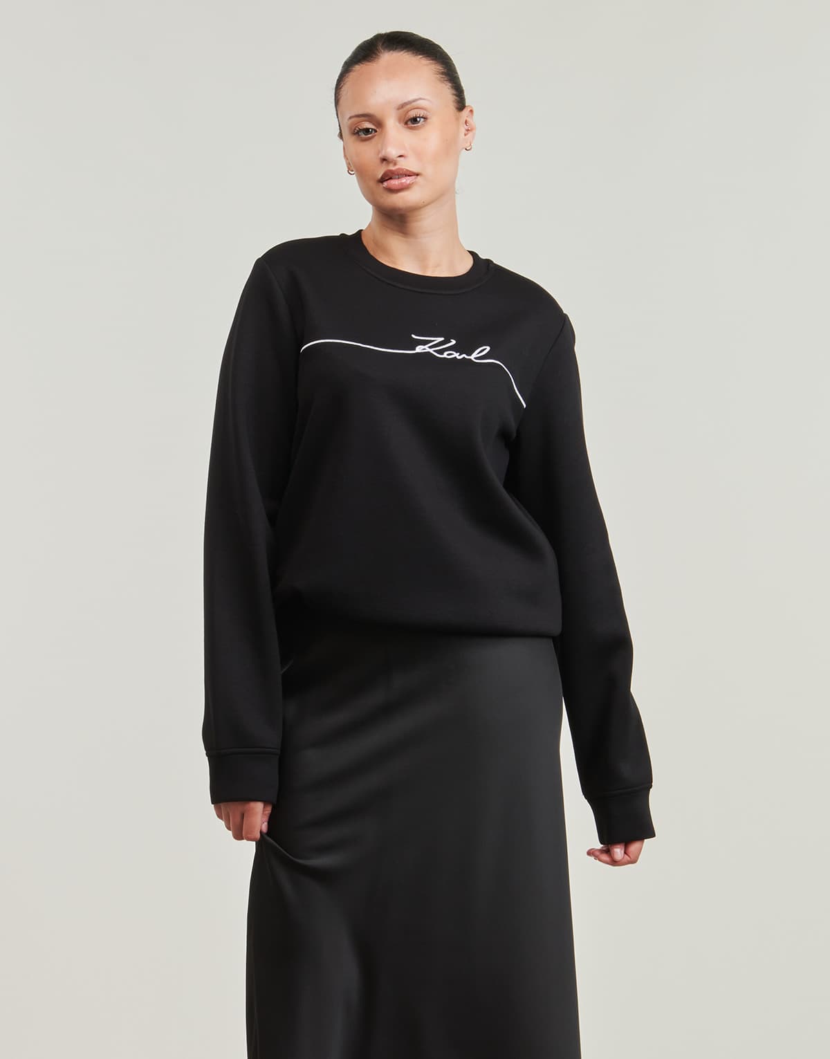 Women's Sports T-Shirts Karl Lagerfeld Black