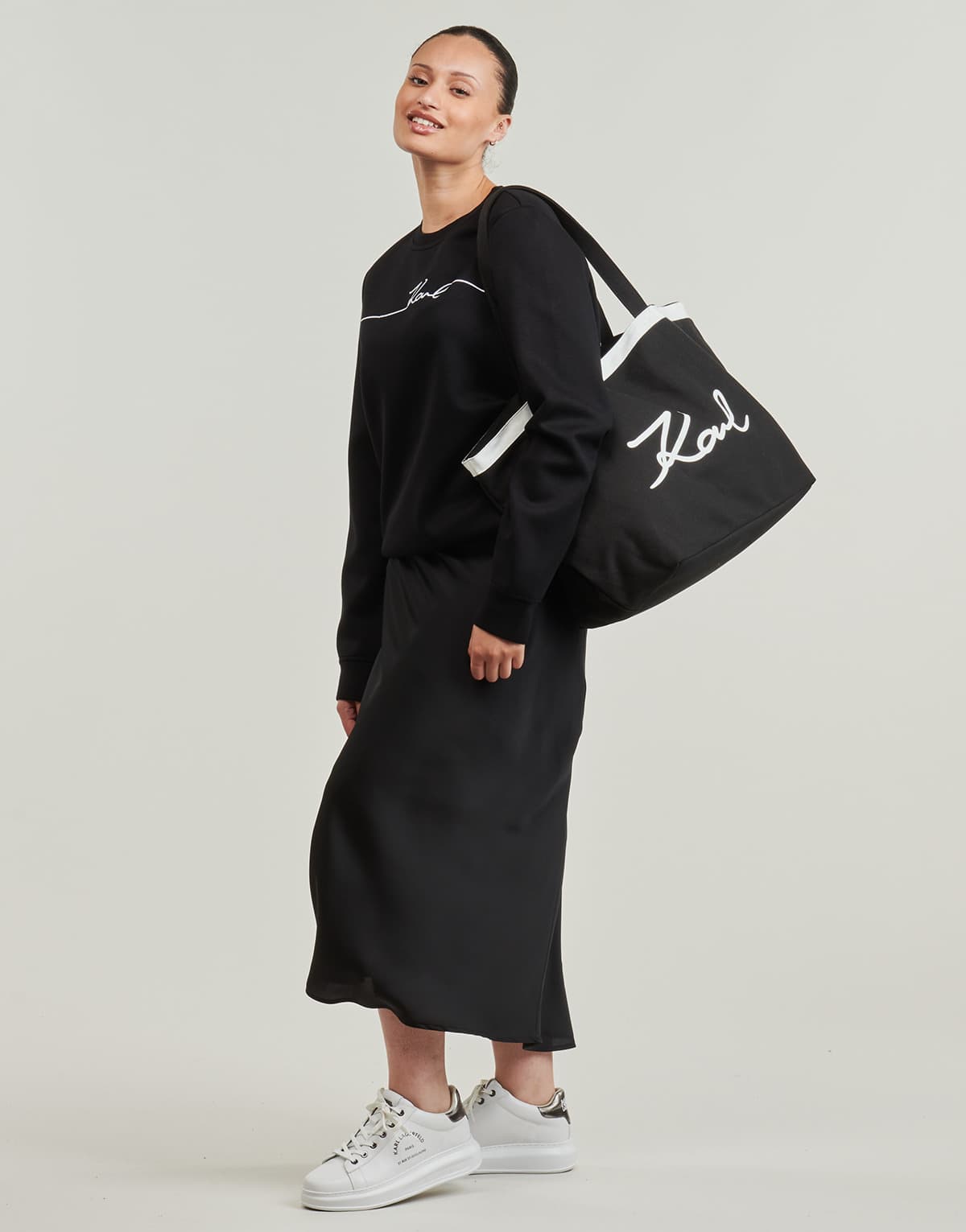 Women's Sports T-Shirts Karl Lagerfeld Black