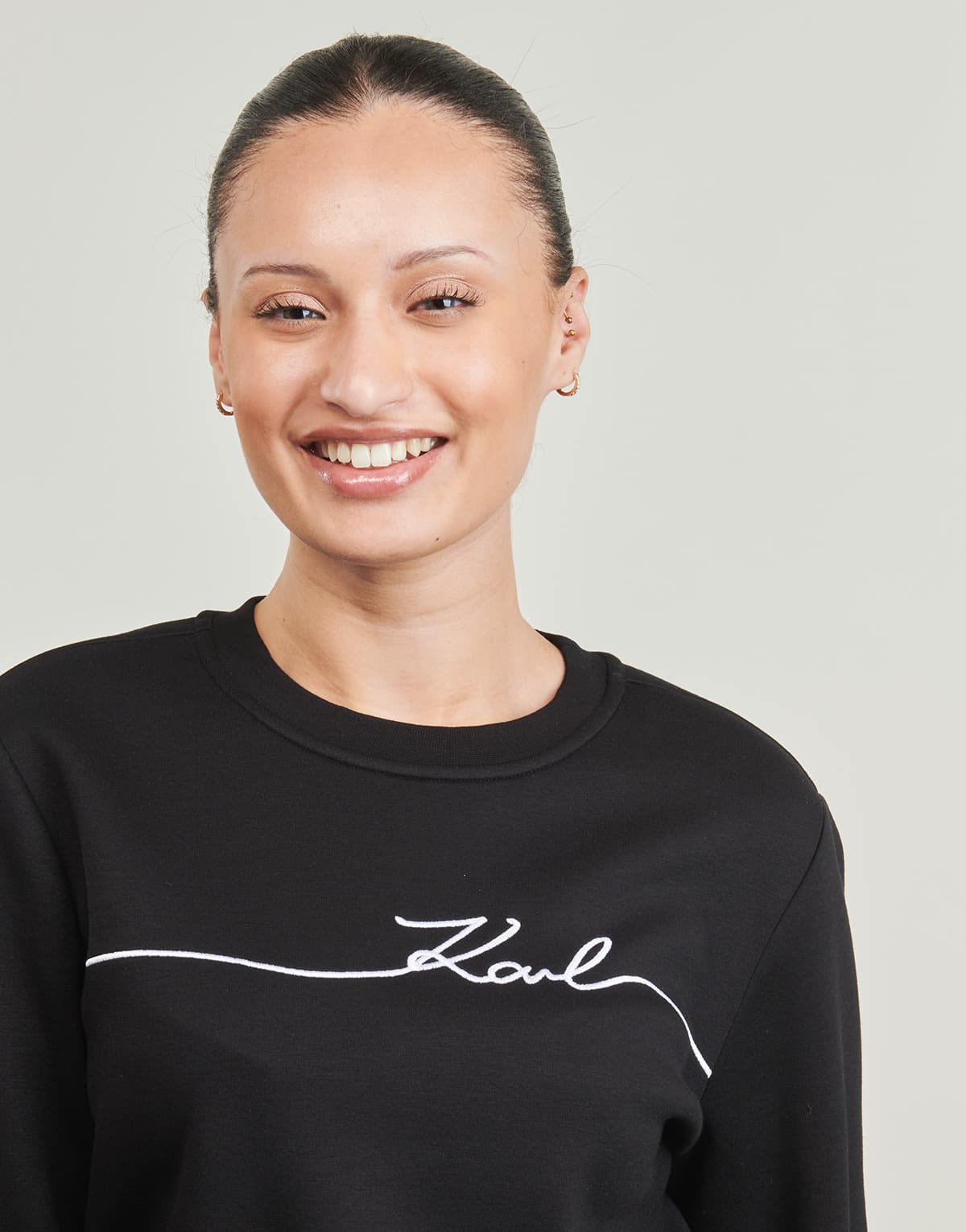 Women's Sports T-Shirts Karl Lagerfeld Black