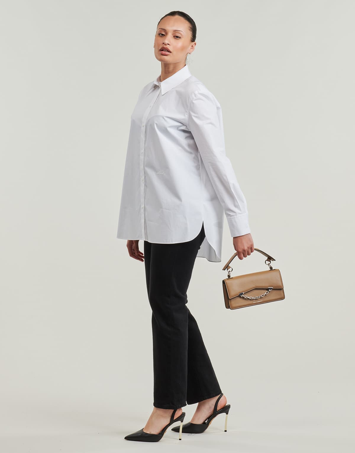 Women's Shirts Karl Lagerfeld White