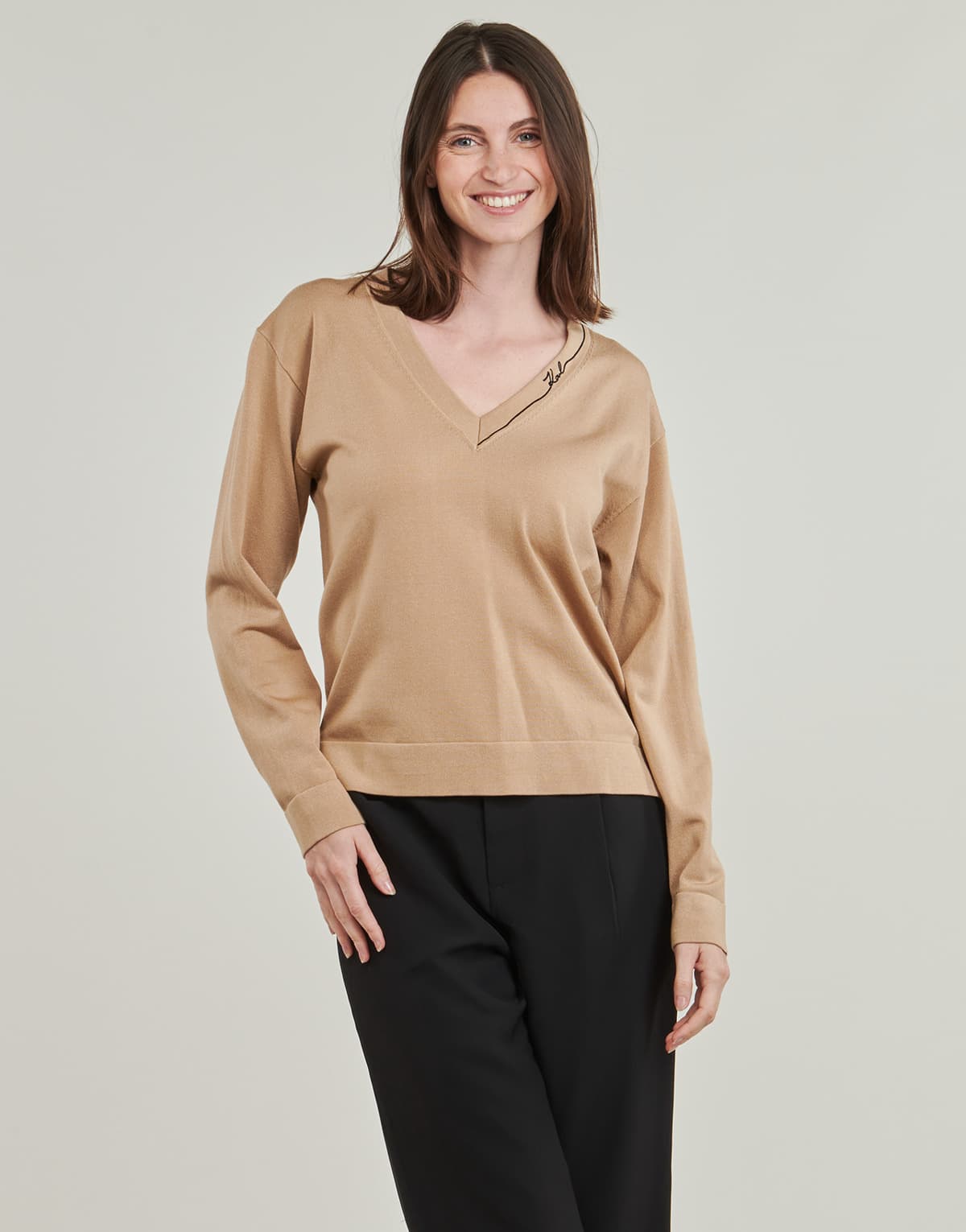 Women's Sweaters Karl Lagerfeld Beige