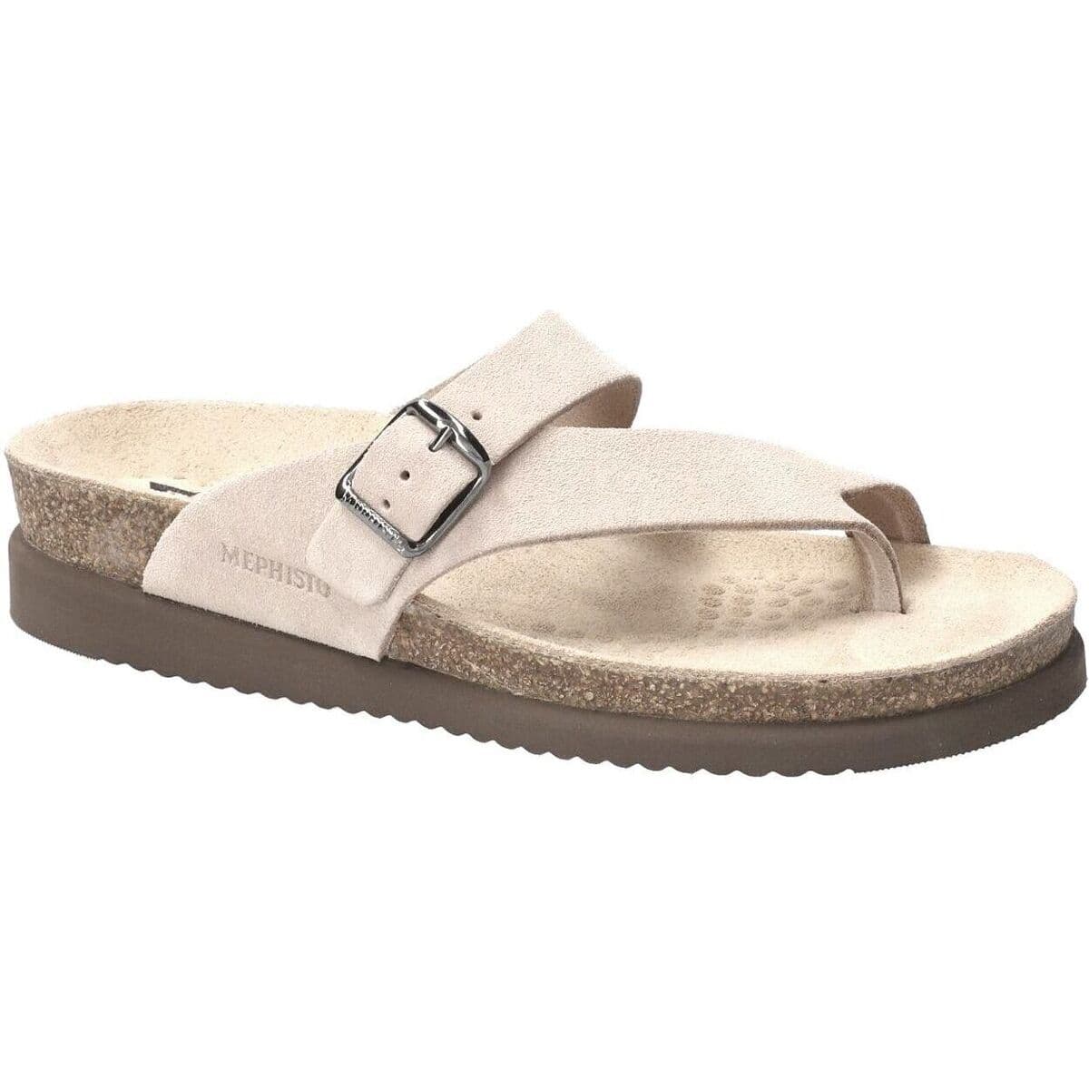 Women's Flip Flops Mephisto Beige