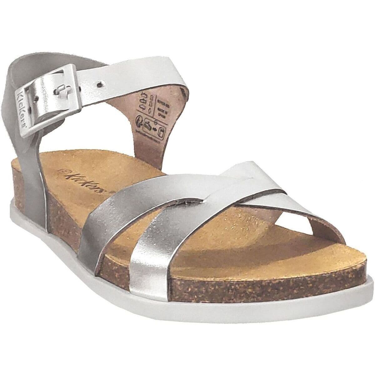 Women's Platforms Kickers Silver