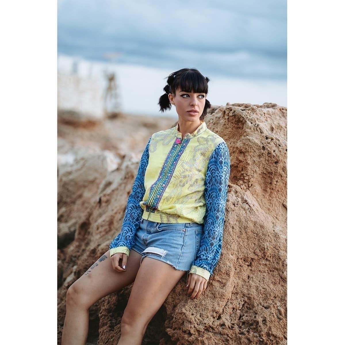 Women's Blazers Isla Bonita By Sigris Yellow