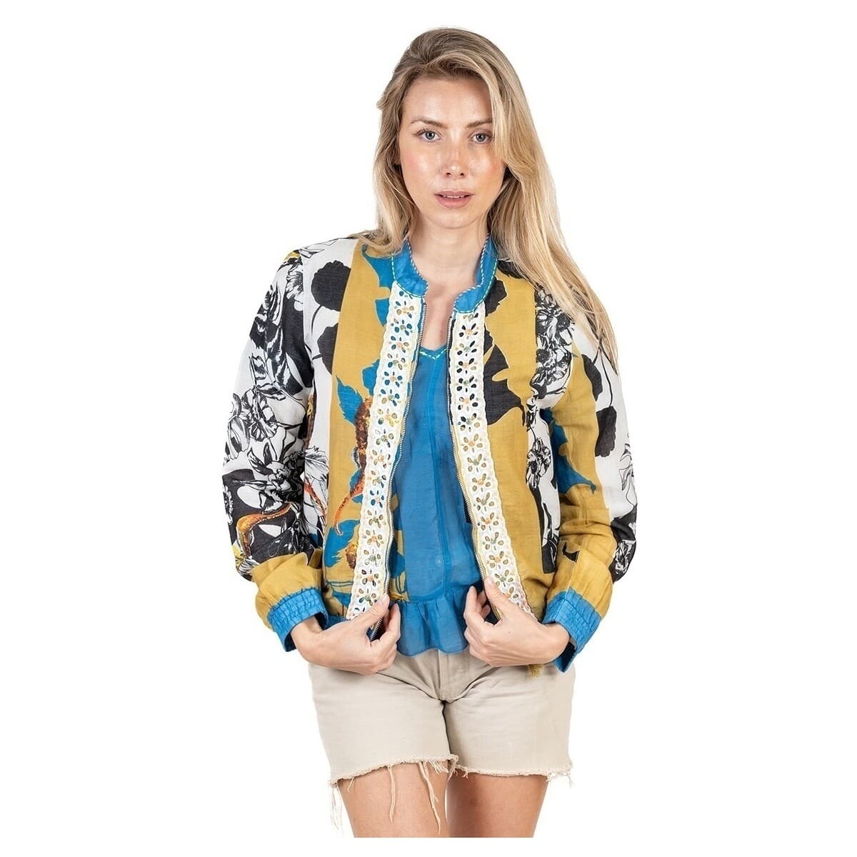 Women's Blazers Isla Bonita By Sigris Multicolor