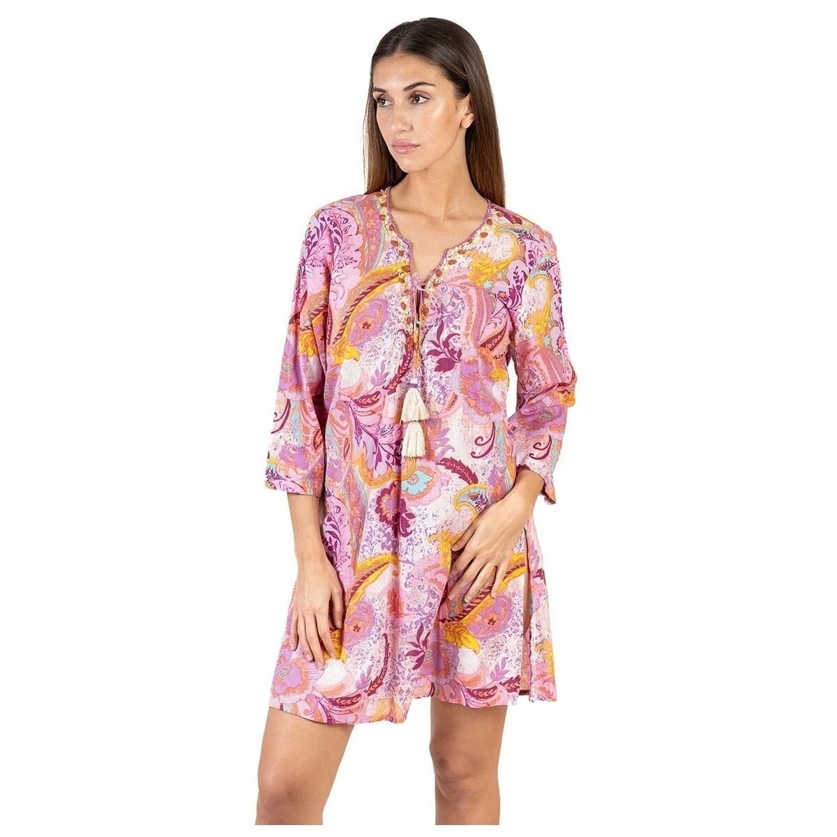 Women's Dresses Isla Bonita By Sigris Pink