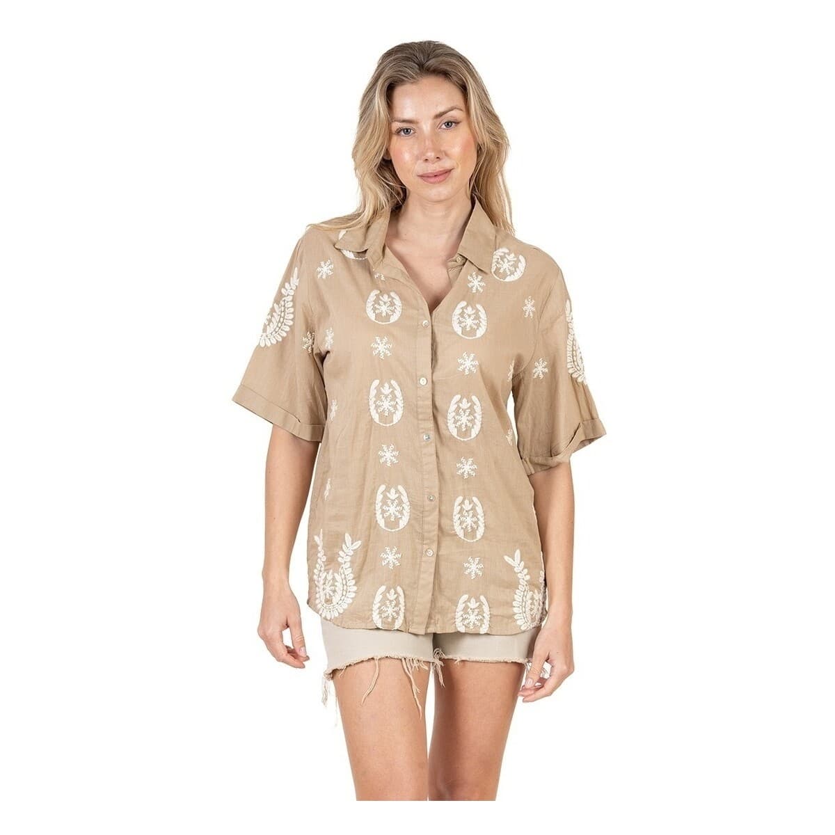 Women's Shirts Isla Bonita By Sigris Beige