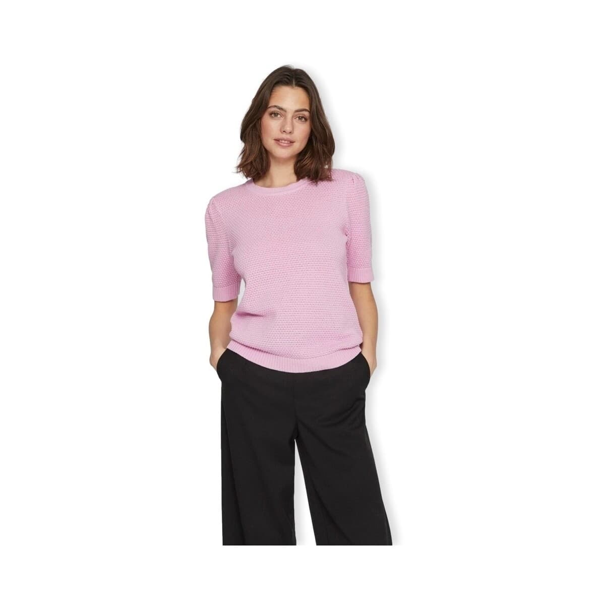 Women's T-Shirts Vila Pink