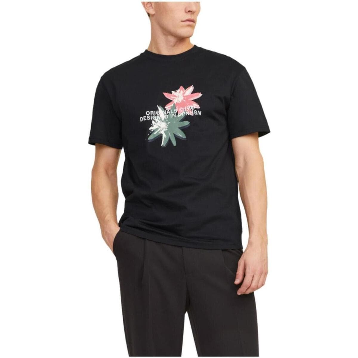 Men's T-Shirts Jack & Jones Black