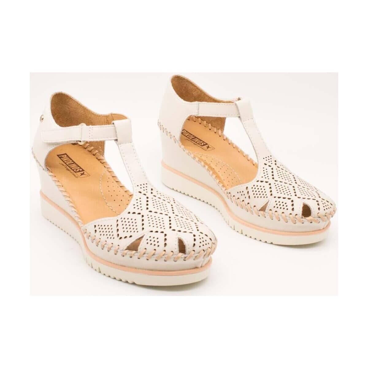 Women's Platforms Pikolinos White